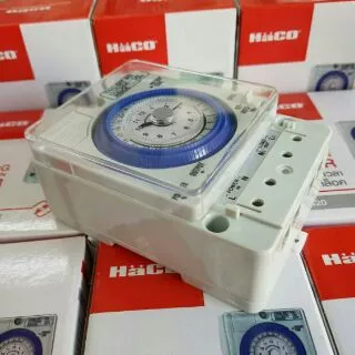 Haco Timer Switch นาฬิกาตั้งเวลา 24 ชั่วโมง มีแบตเตอรี่สำรองไฟ รุ่น TM-B20 ไทม์เมอร์ แบบอนาล็อค (ราคารวม VAT แล้ว)