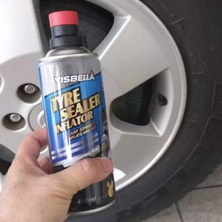 สเปรย์ปะยางฉุกเฉิน VISBELLA Tyre Sealer Inflator ช่วยปะ ยางแบน ยางรั่ว  พร้อมเติมลมให้กับรถ