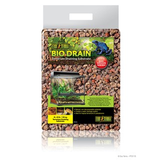 Exo TERRA NATURAL BIO DRAIN SUBSTRATE / LAVA ROCK ไส้กรองเทอร์ราเรียม PT3115 สารกรองไขมัน สารละลาย PALUDARIUM 1 กก.