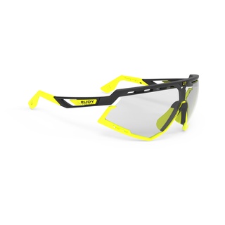 Rudy Project รุ่น Defender Black Matte -Yellow / Impactx Photochromic 2 Laser Black แว่นกันแดดเลนส์ปรับแสงอัตโนมัติ