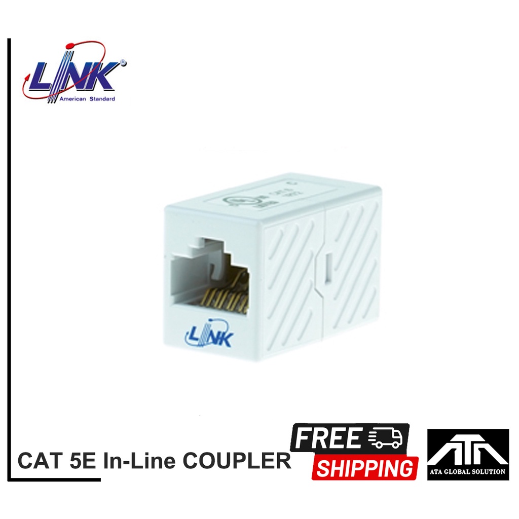 Link Us-4006 Cat 6 In-Line Coupler ( 1 Pcs. ) / ตัวต่อสายแลน Cat6 - ตัวเมีย  2 ด้าน ( 1 แพ็ค/1 ตัว ) | Shopee Thailand