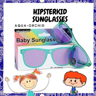 Hipsterkid แว่นกันแดดสำหรับเด็ก รุ่น Extra Fancy สี Aqua-Orchid ไซด์ 0-2 และ 3-6 ขวบ