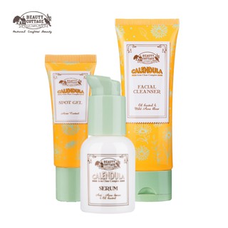 [ เซทราคาพิเศษ!! ]  BEAUTY COTTAGE CALENDULA ACNE CLEAR COMPLEX SET- คาเลนดูล่า แอคเน่เคลียร์คอมเพล็กซ์ เซท ( 3 ชิ้น )