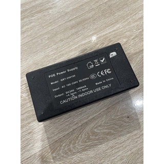 Poe 24V 1A 24V 1000mA Ethernet Adapter GRT-240100 มือสอง