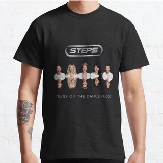 เสื้อยืดอินเทรนด์ผู้ชายอินเทรนด์ผู้หญิงเสื้อยืด พิมพ์ลายอัลบั้ม Steps Tears On The Dancefloor สไตล์คลาสสิกS-3XL