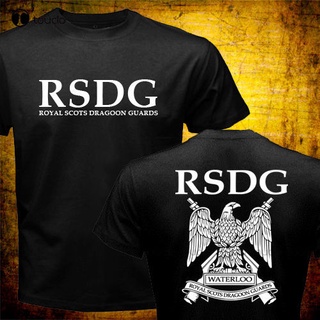 [S-5XL] เสื้อยืดแขนสั้น พิมพ์ลาย Scotland Pride Rsdg Royal Scots Dragoon Guards Cavalry สไตล์อังกฤษ ฮาราจูกุ แฟชั่นคลาสส