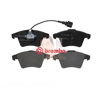 P85 081B ผ้าเบรก-F-แท้ BREMBO รุ่น Black : VX คาราเวล Caravelle T5 (16" Wheel) ปี03-&gt; " เครอป อะไหล่ยนต์"