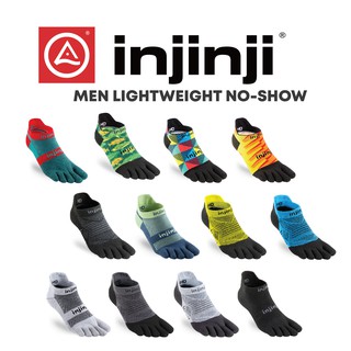 Injinji Men’s Run Lightweight No-Show ถุงเท้าวิ่งแยกนิ้วชาย