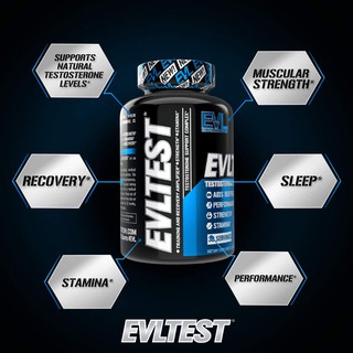 EVL TEST (120เม็ด)  เสริมฮอร์โมนเพศชายคุณภาพ ปลอดภัย100% ใหม่ล่าสุด