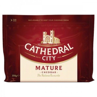 คาธีดรัลซิตี้เชดด้าชีสสูตรผู้ใหญ่ 350 กรัม/Cathedral City Mature Cheddar Cheese 350g