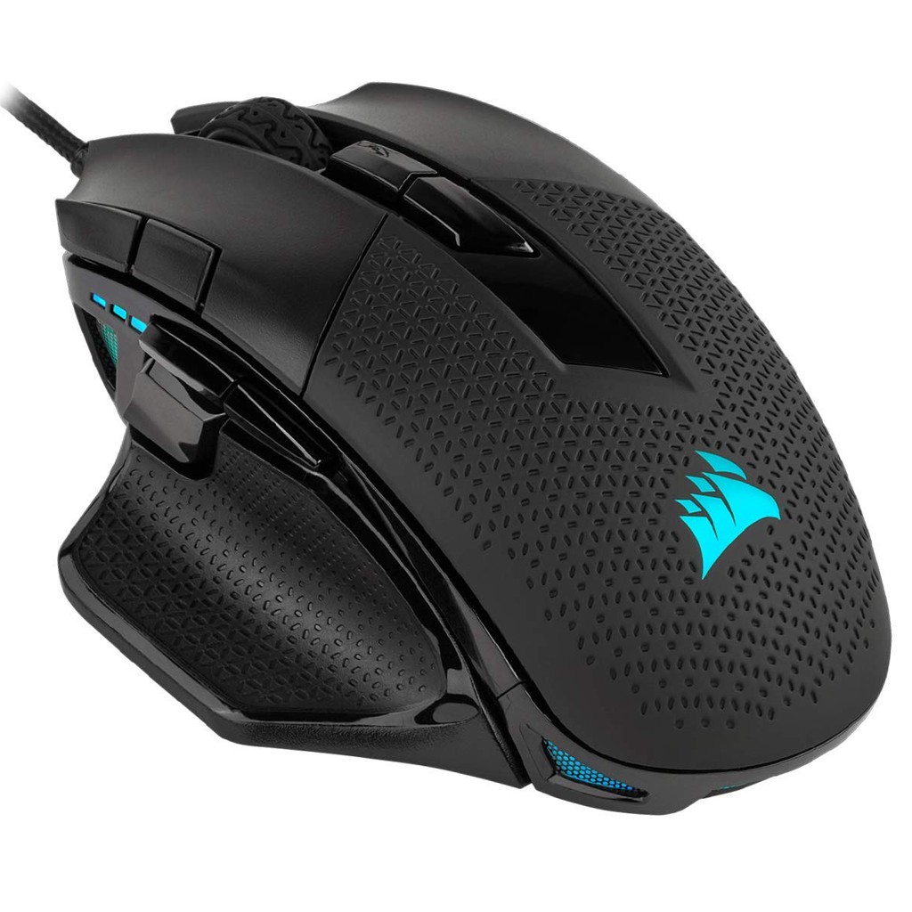 MOUSE (เมาส์) CORSAIR NIGHTSWORD RGB GAMING GEAR (CH-9306011-AP) Warranty 2 - y