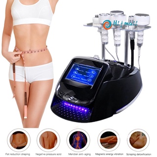 6 IN 1 อัลตราซาวด์ 80K Cavitation RF อัลตราโซนิก สูญญากาศ ลดน้ําหนัก กระชับสัดส่วน วิทยุ เครื่องนวดความถี่ อุปกรณ์ดูแลผิว รักษา