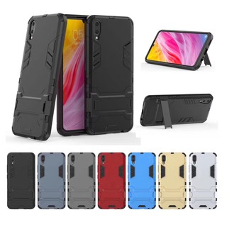 Vivo V11 / V11 Pro Phone Case Cover Hard Armor Shockproof With Stand กันกระแทกกลับเคสโทรศัพท์