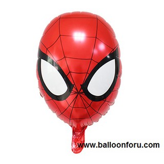 ลูกโป่งสไปร์เดอร์แมน Spiderman head balloon ขนาด 18 นิ้ว