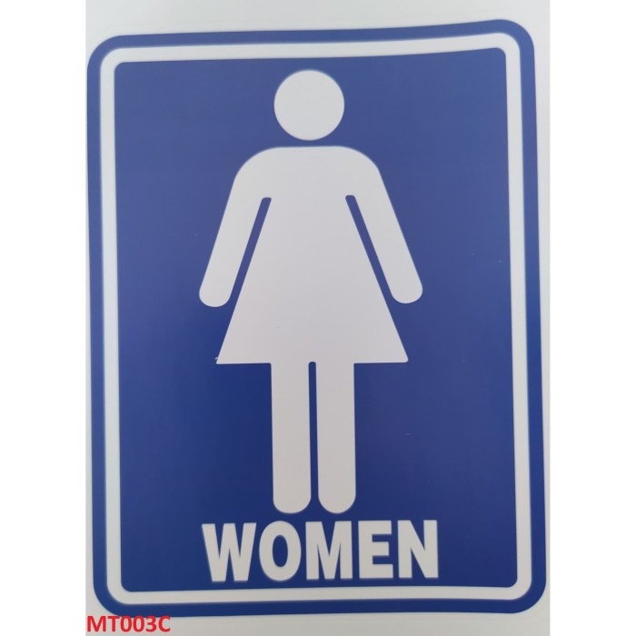 MT003C WALLSTICKER TOILET GUIDE พิเศษสําหรับผู้หญิง WALL STICKER