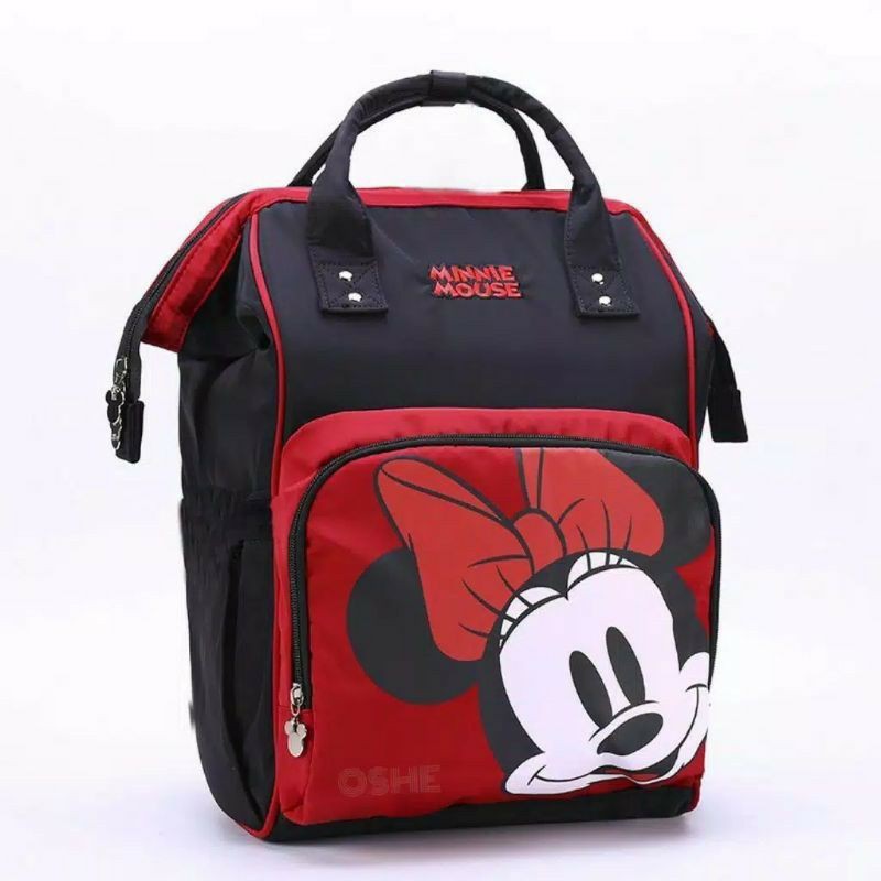 MERAH JTB- MANY BONUS BAGS กระเป๋าเป้โรงเรียน/กระเป๋าเป้ผู้หญิง Anello ตัวการ์ตูนล่าสุด 2025 MICKEY 