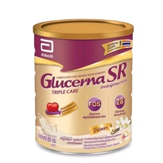 Glucerna SR กลูเซอน่า 850 g. อาหารทดแทนสำหรับผู้ป่วยเบาหวาน