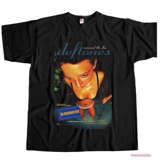 เสื้อยืดผู้ชาย เสื้อยืด พิมพ์ลายวงร็อค Deftones Around The Four Band สําหรับผู้ชาย S-5XL