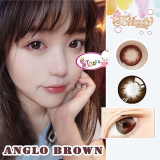 Anglo Brown TATOTO Contact Lenses บิ๊กอาย #160