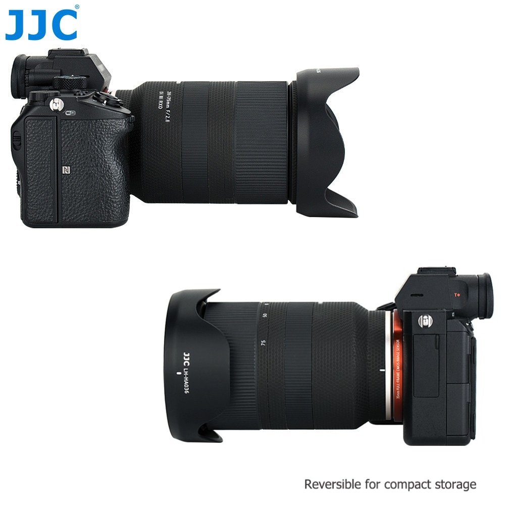 JJC LH-HA036 กล้องเลนส์เปลี่ยน HA036 สำหรับ Tamron A036 B070 เลนส์ Tamron 28-75mm F2.8 Di III RXD เลนส์และ Tamron 17-70mm F2.8 Di III-A VC RXD เลนส์