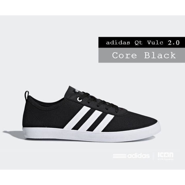 Adidas Neo QT Vulc 2.0 Core Black Adidas Neo QT Vulc 2.0 Core Black