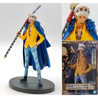 ใหม่ โมเดลฟิกเกอร์ PVC อนิเมะ One Piece Battle Edition Trafalgar D Water Law Carry a knife ขนาด 17 ซม. ของเล่นสะสม 2022