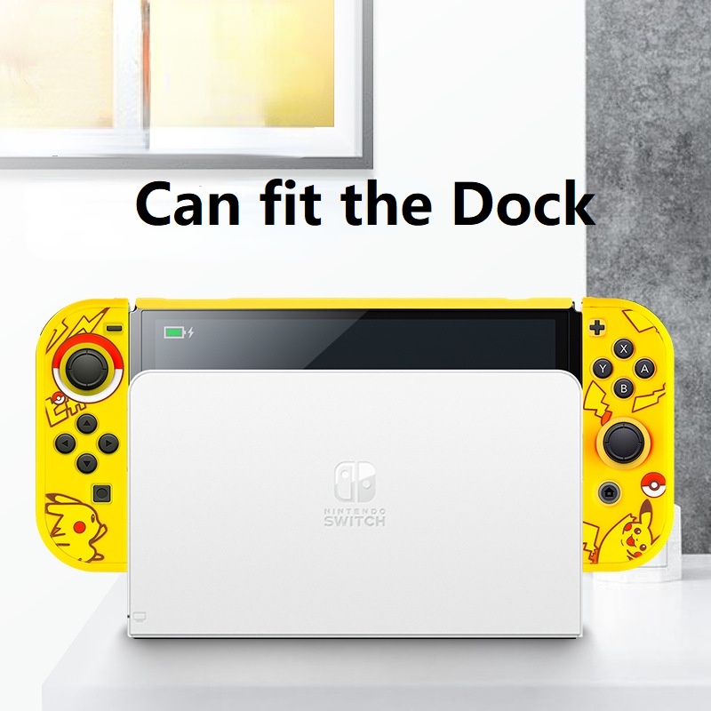 เคสแข็ง ลาย Mario Zelda CyberPunk Pikachu สําหรับ Nintendo Switch Oled