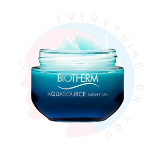 [พร้อมส่ง] *ลดล้างสต็อค ผลิต12/2019* Biotherm Aquasource Night Spa 50 ml (ไม่มีซีล)