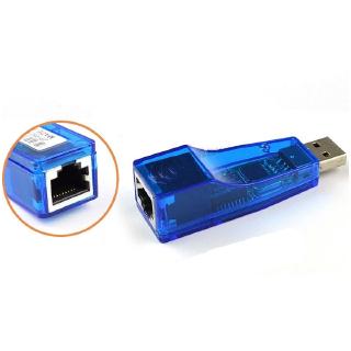 อะแดปเตอร์ Ethernet External USB to LAN RJ45 Network Card Adapter 10 / 100 Mbps สำหรับ Laptop PC