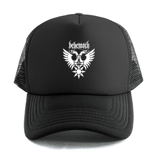 Behemoth - หมวกทรัคเกอร์ / หมวก | Merch เครื่องดนตรี | หมวกตาข่าย | | โลหะสีดํา