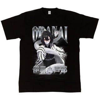 เสื้อยืด พิมพ์ลายการ์ตูน Iguro Obanai Demon Slayer Homage Series