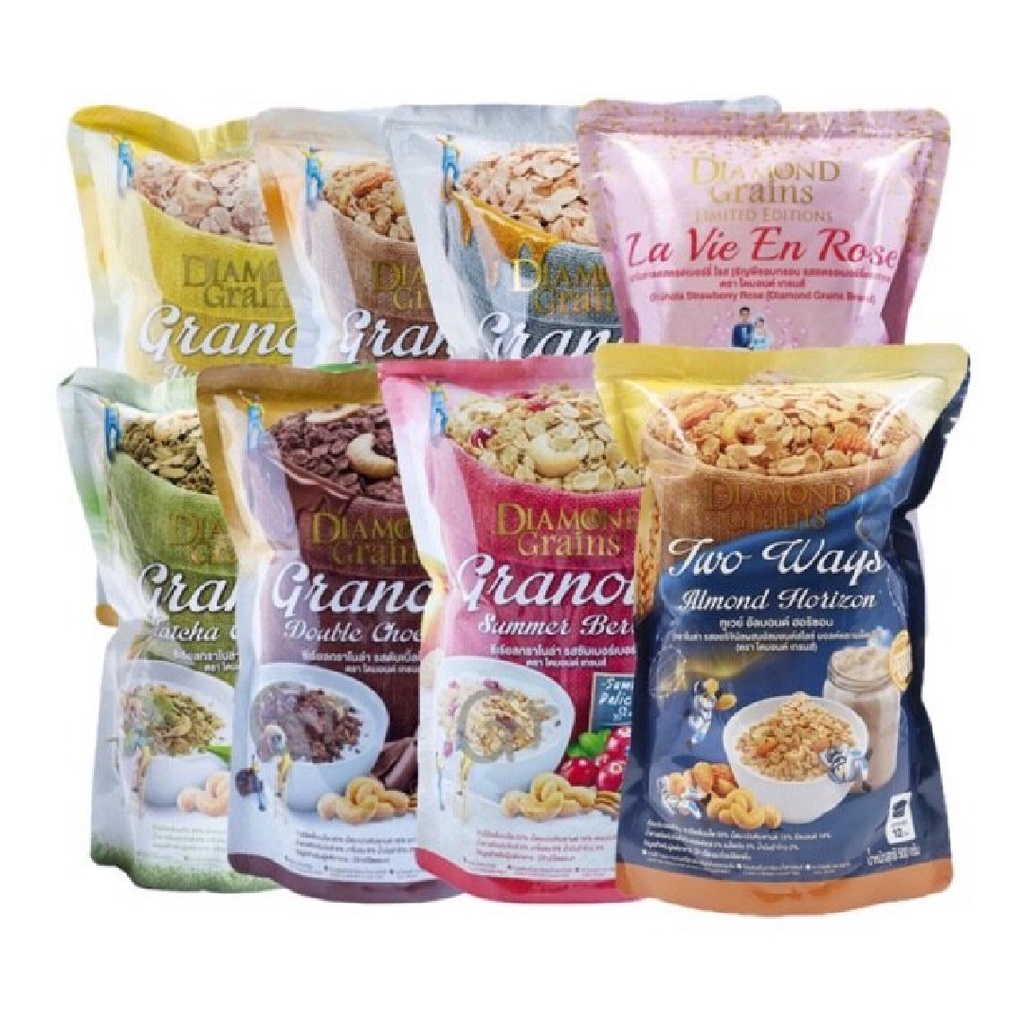 กราโนล่า Diamond grains 500 กรัม.