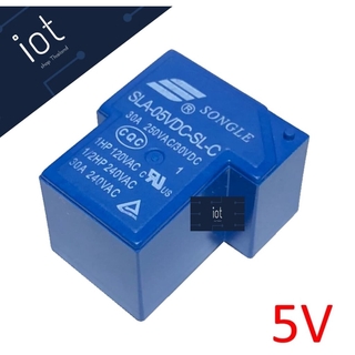 Relay 30A 5V รีเลย์ 5 โวลต์ 250V 6 pin