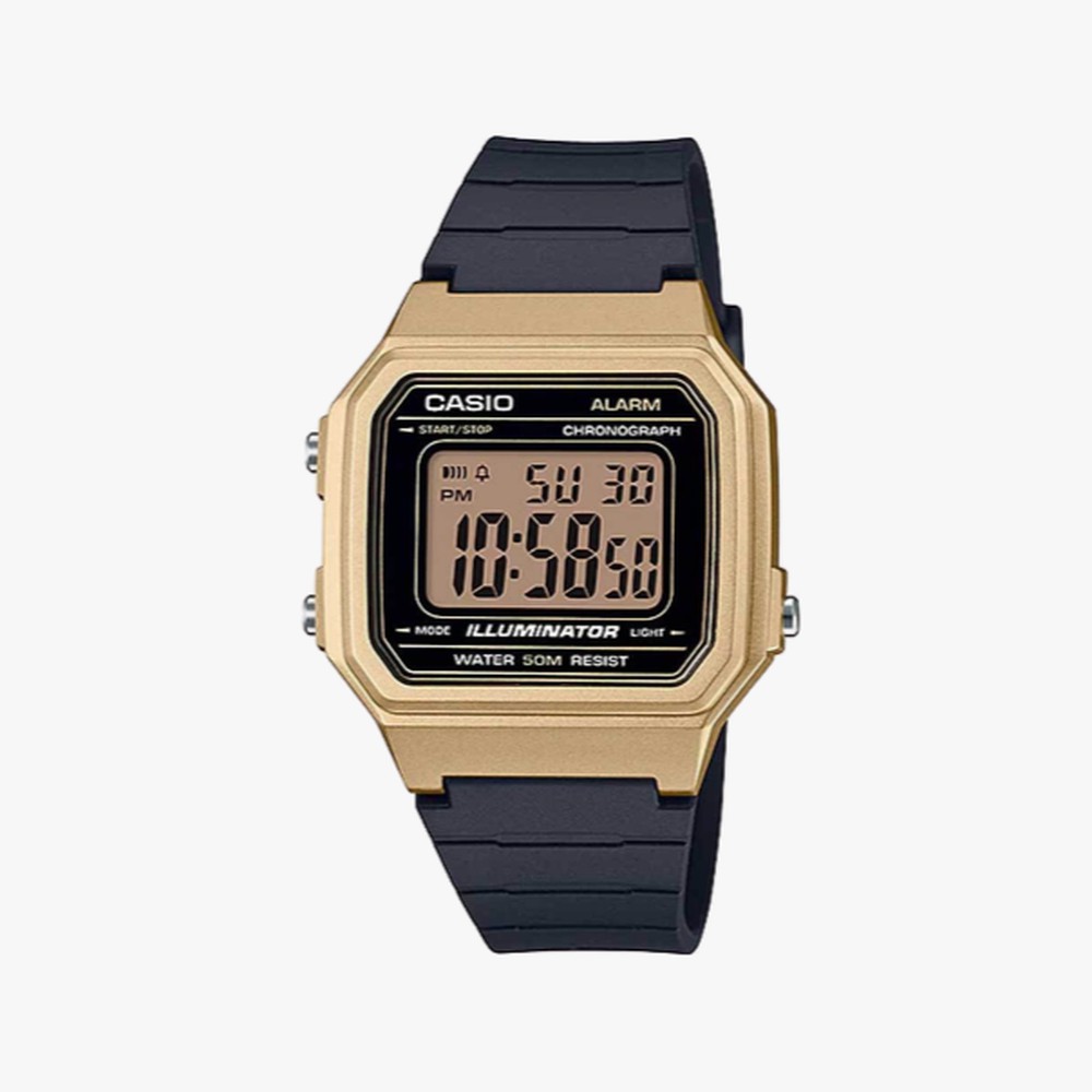 Casio นาฬิกาข้อมือ Casio Standard Black รุ่น W-217HM-9AVDF
