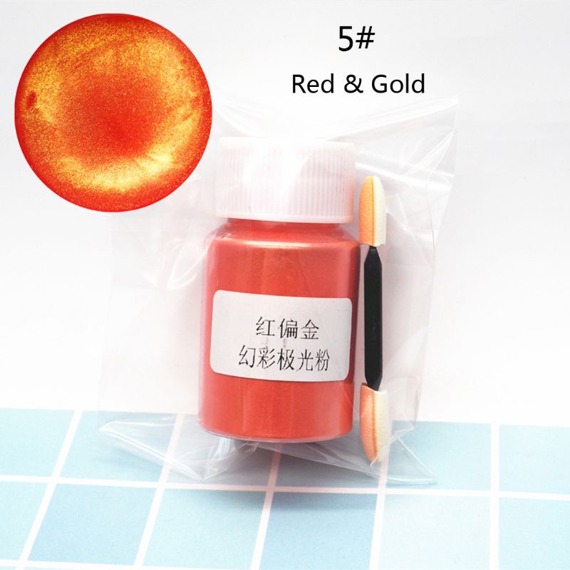 for Aurora Pearl Pigment Powder Mica Pearlescent Colorants Resin Dye Jewelry Mak - รูปที่ 3