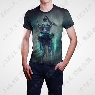 เสื้อยืดแขนสั้นลําลอง พิมพ์ลายอนิเมะ Dota 2 3 มิติ แฟชั่นฤดูร้อน สําหรับผู้ชาย และผู้หญิง 2023