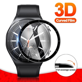 ฟิล์มกันรอยหน้าจอ HD นิ่ม ใส กันรอยขีดข่วน สําหรับ Xiaomi Mi Watch S1