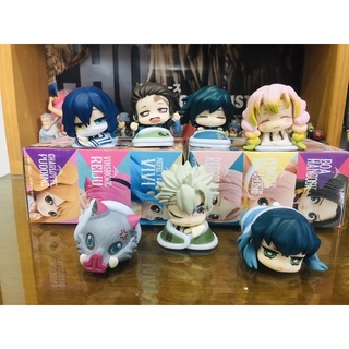 (กาชาปอง) แท้100% เซ็ท 7 ตัว ไยบะนอน ดาบพิฆาตอสูร Kimetsu no Yaiba Model Gachapon โมเดล Figures ฟิกเกอร์