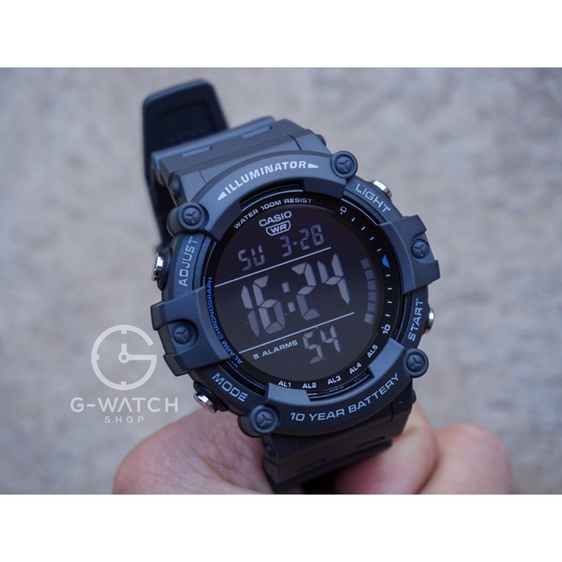 Casio Standard [จอดำ] AE-1500WH-8BV, AE-1500WH-8B, AE-1500WH-8, AE-1500