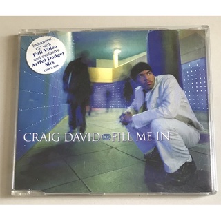 ซีดีซิงเกิ้ล ลิขสิทธิ์ มือ 2 สภาพดี...199 บาท “Craig David” ซิงเกิ้ล "Fill Me In" แผ่นหายาก Made in England