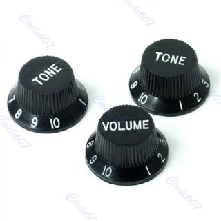 younx 1 volume 2 tone ลูกบิดปุ่มมิเตอร์สําหรับ fd st bottom สีดํา