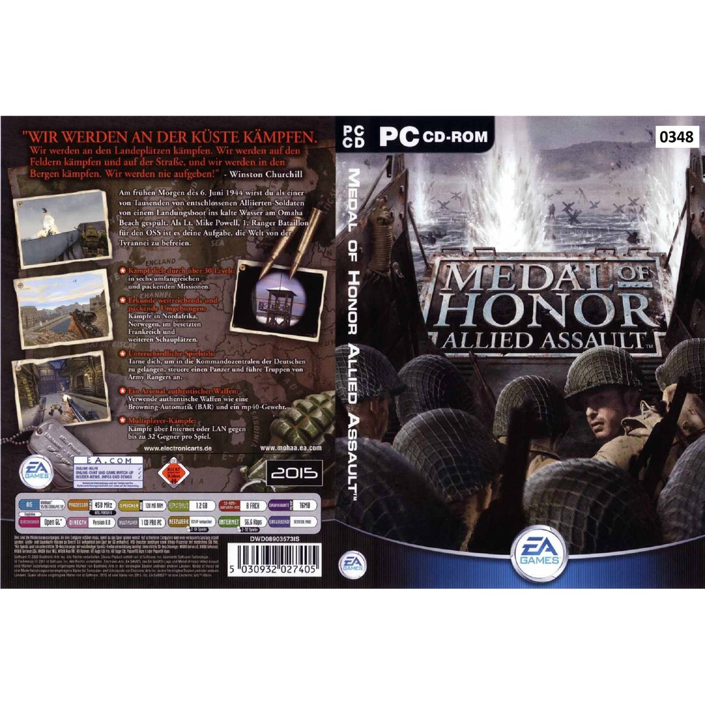 (ดีวีดี PC) Medal Of Honor Allied Assault Complete Edition