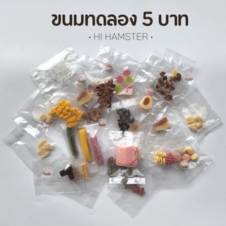 [HiHamster]ขนมทดลอง อาหาร แฮมสเตอร์ ขนมสัตว์เลี้ยง เม่นแคระ แฟตเทล ชุด2