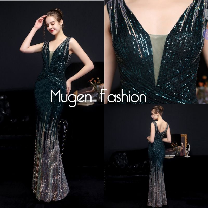 🚨 Mugen Fashion ชุดราตรี เดรสราตรี ชุดออกงาน เดรสออกงาน งานตรงปก เกรดพรีเมี่ยม