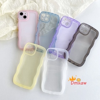 เคสโทรศัพท์มือถือ ซิลิโคนนิ่ม ใส กันกระแทก ลายคลื่นน่ารัก หรูหรา สําหรับ Xiaomi 12 Mi 11 Pro Lite 10 5G 10s