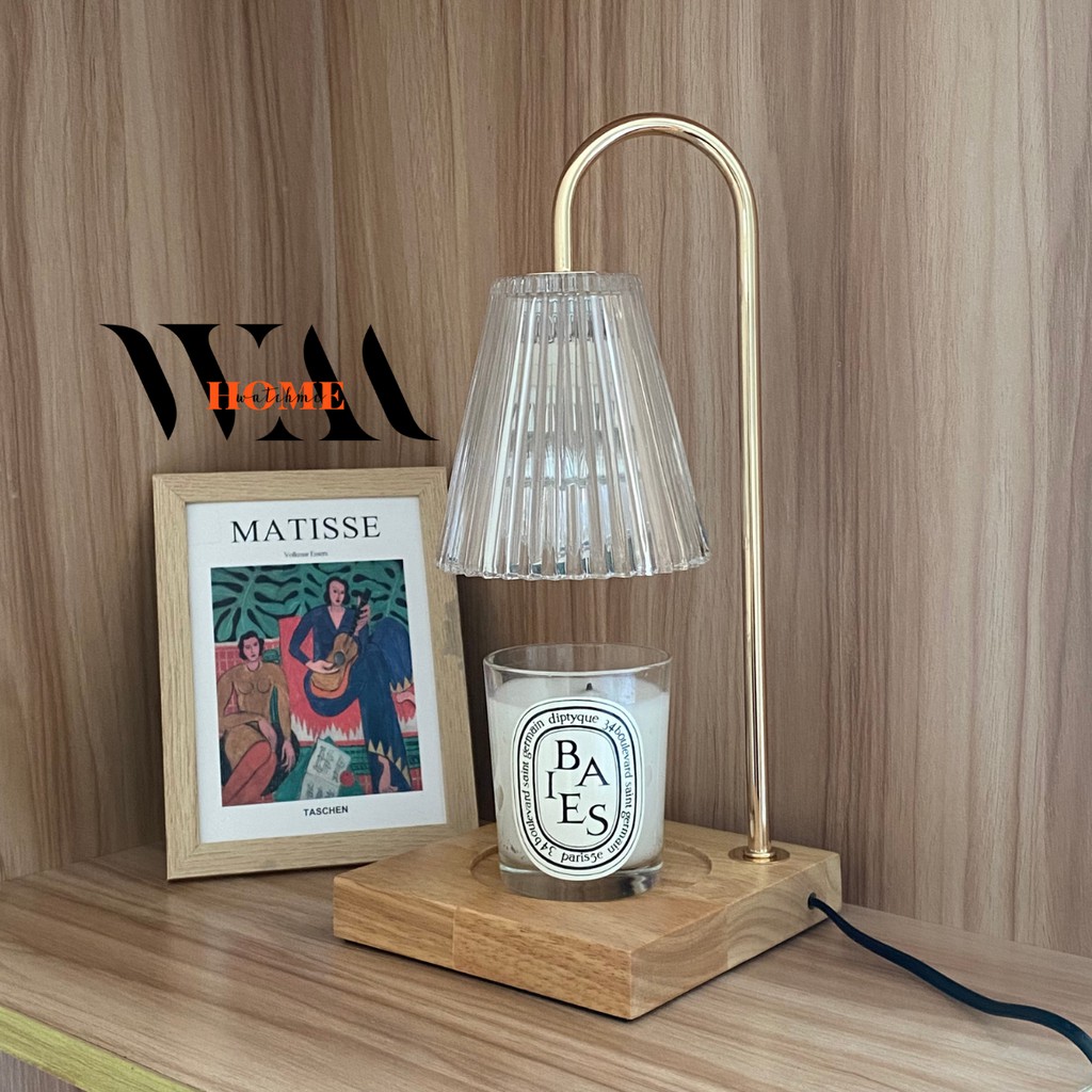 (พร้อมส่งทันที) Candle warmerโคมไฟอุ่นเทียนแบบฐานไม้แถม2หลอด รุ่นฐานไม้ ราคา ถูกที่สุด ดีลบีเคเค แกลเลอรีภาพที่ 9