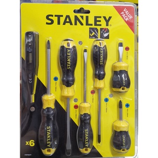 STANLEY​ ชุดไขควงด้ามหุ้มยาง6ชิ้น​ STMT66679