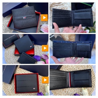 ทอมมี่กระเป๋าสตางค์ทรงสั้นแบบพับสองตอน ใส่บัตร ใส่เหรียญ Tommy Wallet