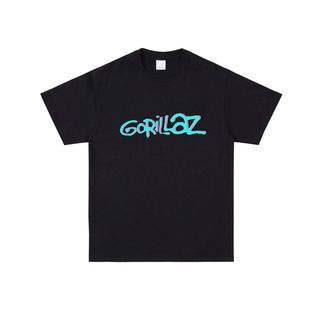 Gorillaz เสื้อยืดลําลอง ผ้าฝ้าย แขนสั้น พิมพ์ลายวงร็อค BLUR queen oasis oasis BEATLESS-5XL