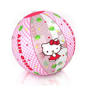 ลูกบอลเป่าลม ชายหาด ลาย Hello Kitty ขนาด 16 นิ้ว